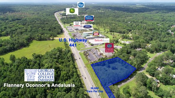 Baldwin County Commercial Lot on Highway 441: 300 Pearl Dr, Milledgeville, GA 31061